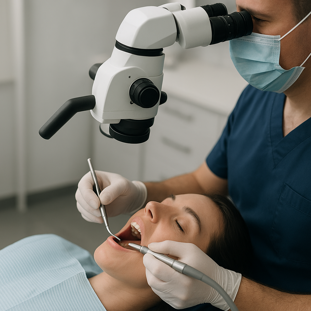 Co to jest i jak wygląda zabieg leczenia zębów pod mikroskopem?