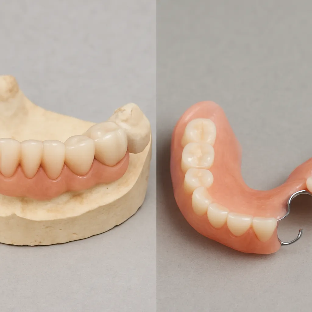 Jakie są różnice między protezami stałymi a ruchomymi?